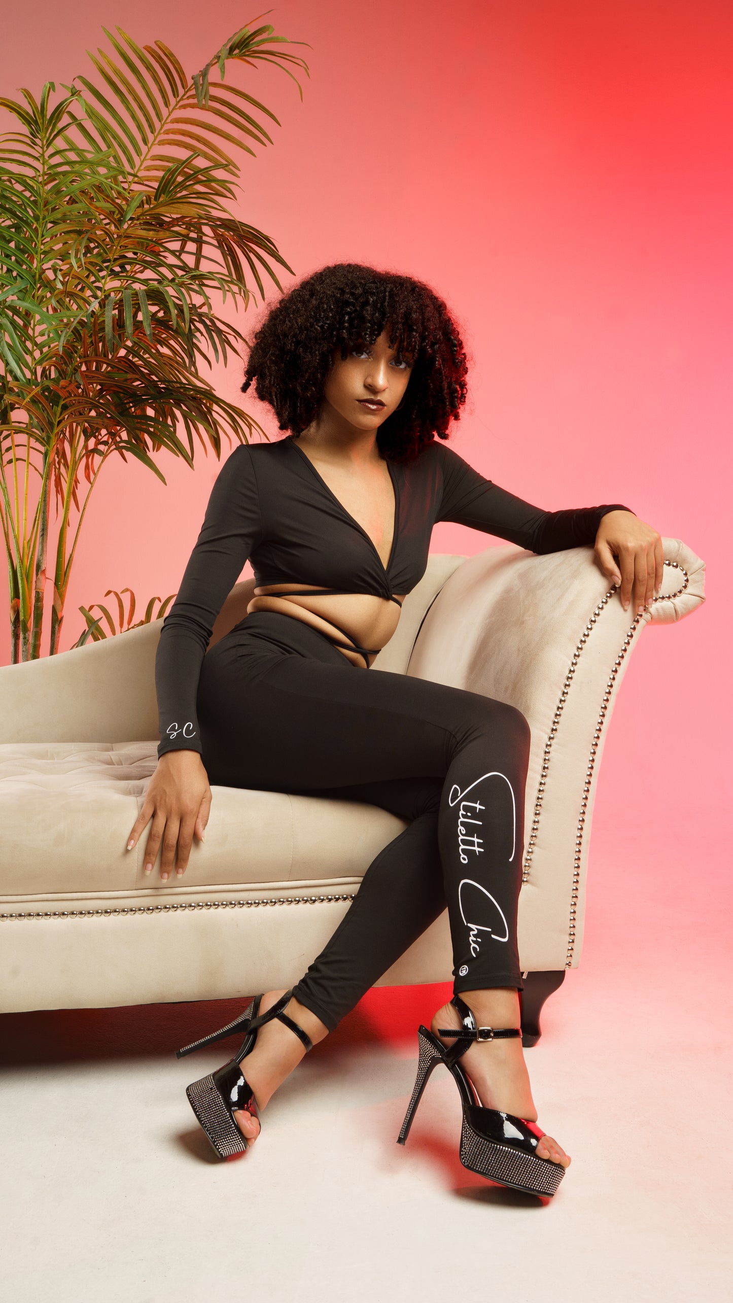Stiletto Chic Sexy Two-Piece