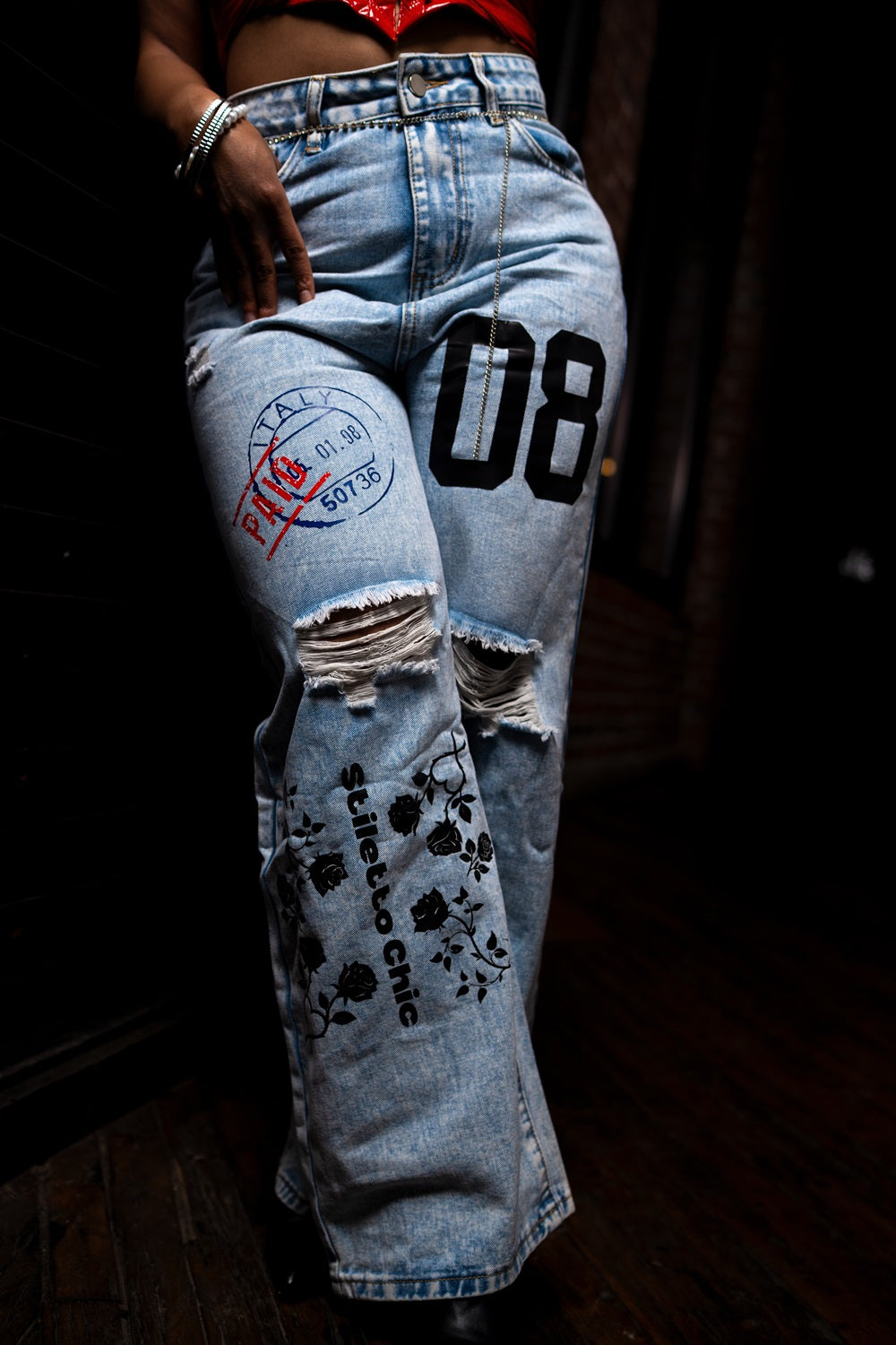 Stiletto Chic Denim Jeans